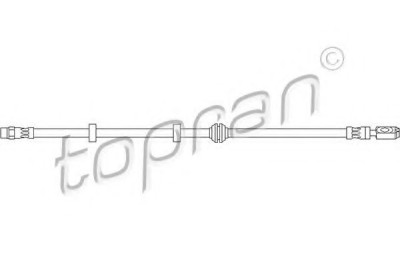 Conducta / cablu frana VW GOLF III Variant (1H5) (1993 - 1999) TOPRAN 108 912 foto