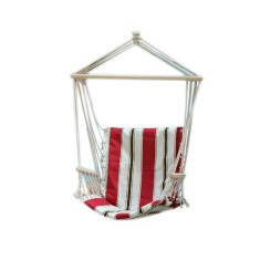 Hamac tip scaun, rosu, max 150 kg, 100x50 cm, Craig foto
