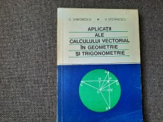 Aplicatii ale Calculului Vectorial in Geometrie si Trigonometrie Simionescu RM4