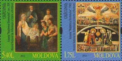 MOLDOVA 2012, Craciun, serie neuzata, MNH foto