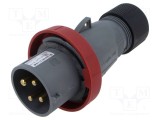 Conector alimentare AC trifazat AMPHENOL IP&amp;S 32A 460V mufă tată IP67