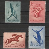 Sporturi Sc.928-931 (Scott) Bulgaria 1954