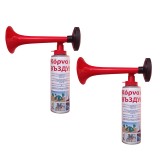 Pachet 2 goarne cu aer comprimat, 300 ml, semnal sonor puternic alpinisti, drumetii, excursii sau alungarea ursilor