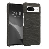 Husa Kwmobile pentru Google Pixel 8, Gri, Textil, KWM0000209J002C, Plastic, Carcasa