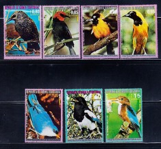 A12 S5 7 - Timbre foarte vechi - Guineea Ecuatoriala - pasari exotice