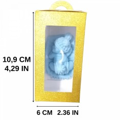 Cutie Din Carton Dreptunghiulara Cu Fereastra Si Agatatoare 10,9x 6 CM