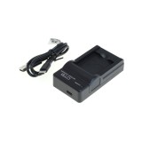 Stație de &icirc;ncărcare a bateriei OTB DC-K USB-C compatibilă cu Panasonic DMW-BCM13E