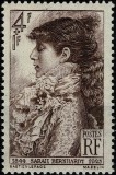 Franta 1945 - Sarah Bernhardt, personalități, neuzat