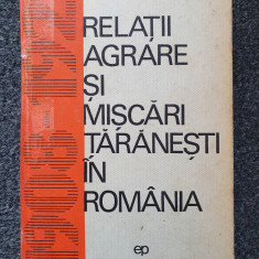 RELATIILE AGRARE SI MISCARI TARANESTI IN ROMANIA 1908 - 1921