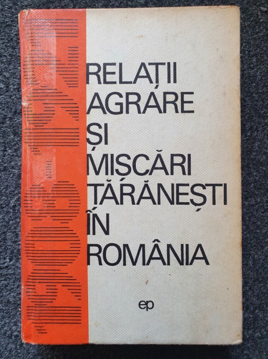 RELATIILE AGRARE SI MISCARI TARANESTI IN ROMANIA 1908 - 1921