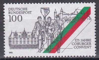 Germania 1993 - 125 de ani de la Convenția de la Coburger, MNH foto