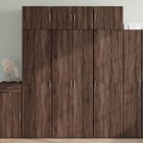 VidaXL Dulap &icirc;nalt, stejar maro, 70x42,5x185 cm, lemn prelucrat