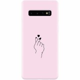 Husa silicon pentru Samsung Galaxy S10 Plus, Simple Love