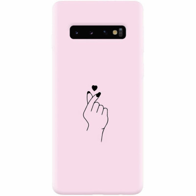 Husa silicon pentru Samsung Galaxy S10 Plus, Simple Love foto