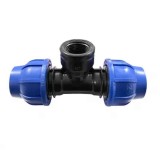 Teu compresiune 20mm cu filet interior 1/2 inch pentru instalatii si irigatii