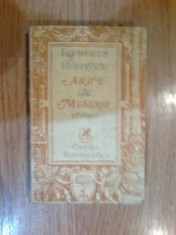g0 ROMULUS VULPESCU - ARTE &amp; MESERIE. VERSURI VECHI SI NOI