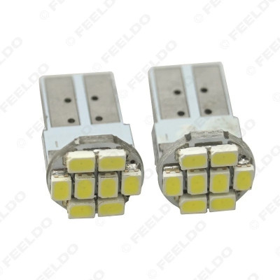 Set 2 becuri Led t10 w5w alb 12v foto