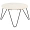Gossi masuta de cafea alb 65x65x42 cm piatra naturala aspect marmura