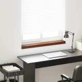 vidaXL Prag de fereastră Lemn brun 80 x 10 x 4,5 cm PVC 42046887