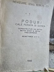 Poduri cale ferata si sosea - Suprastructuri din beton, beton armat si beton precomprimat