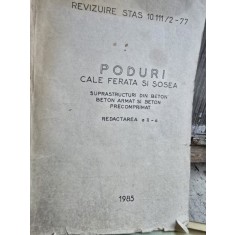 Poduri cale ferata si sosea - Suprastructuri din beton, beton armat si beton precomprimat