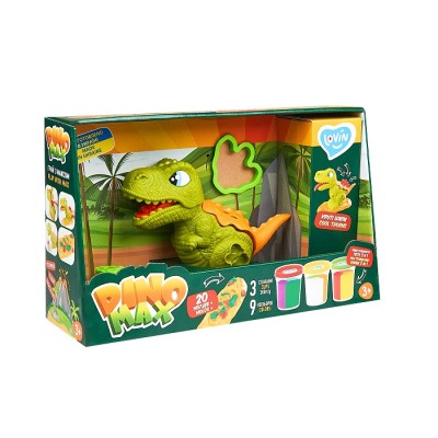 Set plastilina, accesorii si jucarie pentru modelaj Lovin - Dino Max foto