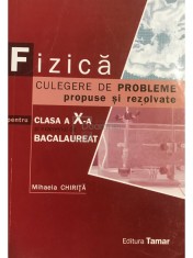 Mihaela Chirita - Fizica - Culegere de probleme propuse si rezolvate pentru clasa a X-a si examenul de bacalaureat (Editia: 2008)