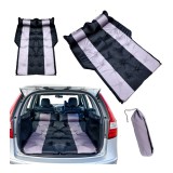 Saltea Gonflabila Auto, material durabil, usor de depozitat, 120 x 180 cm, negru - argintiu