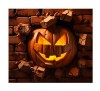 Sticker decorativ, Halloween, Portocaliu, 68 cm, 1340STK-1