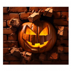 Sticker decorativ, Halloween, Portocaliu, 68 cm, 1340STK-1