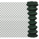 Gard de legatura din plasa, verde, 1,25 x 15 m, otel GartenMobel Dekor, vidaXL