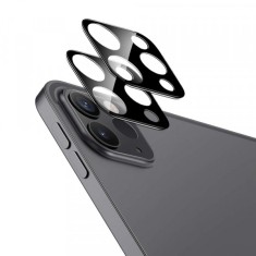 Folie de protectie Camera Spate ESR pentru Apple iPad Pro 13 (2024) / Pro 11 (2022) / Pro 12.9 (2022), Sticla Securizata, Set 2 bucati, Neagra