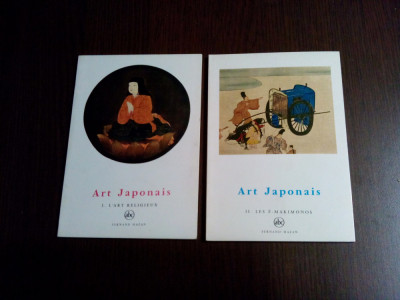 ART JAPONAIS - 2 Vol. - 1. L`Art Religieux - 2. Les E-Makimonos - Alain Lemiere foto