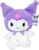 Jucarie de Plus Kuromi Hello Kitty Fluffy Varianta Mov 23 cm