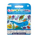 Album de colorat cu lungime 1,5 m - fata-verso, Color-A-Looong - Aventura Subacvatica, Ooly