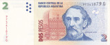 Bancnota Argentina 2 Pesos (2002) - P352 UNC ( serie G )