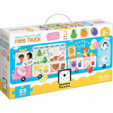 Puzzle Food Truck, 23 piese, 98x33cm Banana Panda BP49045