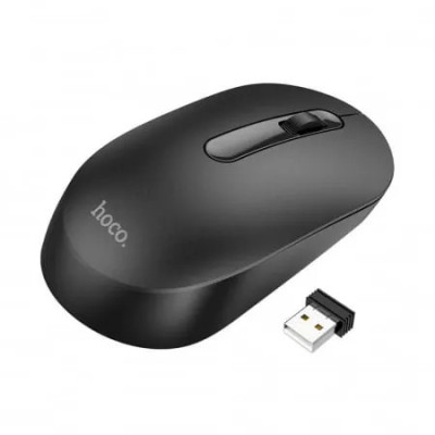 Mouse Fara Fir 2.4G, 1200 DPI Hoco Platinum (GM14) Negru foto