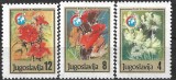 C3760 - Iugoslavia Binefacere Flori 3v.neuzat,perfecta stare, Nestampilat