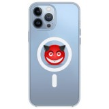 Husa personalizata apple iphone 15 pro max, magsafe, evil love