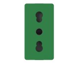 Priza standard italian 1M Gewiss System Pura verde GWC20281