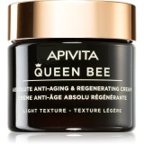 Apivita Queen Bee Cream Light cremă regeneratoare ușoară &icirc;mpotriva &icirc;mbătr&acirc;nirii pielii 50 ml