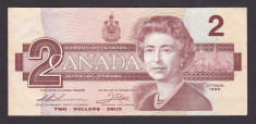 Canada 2 dollar 1986 XF P94 Regina Elisabeta foto