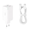 Incarcator 2x USB, 2x Type-C, 100W + Cablu Type-C, 100W, 20V, 5A, 1m - Baseus GaN6 Pro (P10162705212-00) - White