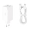 Incarcator 2x USB, 2x Type-C, 100W + Cablu Type-C, 100W, 20V, 5A, 1m - Baseus GaN6 Pro (P10162705212-00) - White