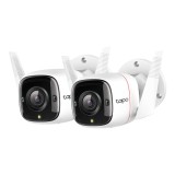 Cumpara ieftin Pachet 2 Camere IP Wi-Fi, 2K, Audio bidirectional, IR 30M - TP-Link Tapo TapoC310P2