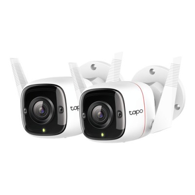 Pachet 2 Camere IP Wi-Fi, 2K, Audio bidirectional, IR 30m, Alarma audio - TP-Link Tapo TapoC310P2 SafetyGuard Surveillance foto