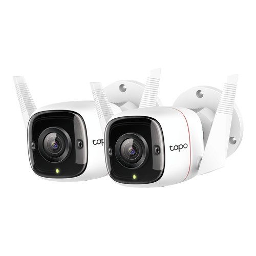 Pachet 2 Camere IP Wi-Fi, 2K, Audio bidirectional, IR 30m, Alarma audio - TP-Link Tapo TapoC310P2 SafetyGuard Surveillance