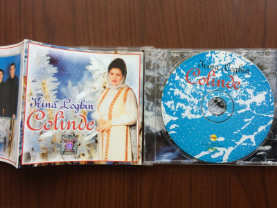 irina loghin colinde album cd disc muzica pentru sarbatori populara folclor tezaur roton records 2003 VG++ foto