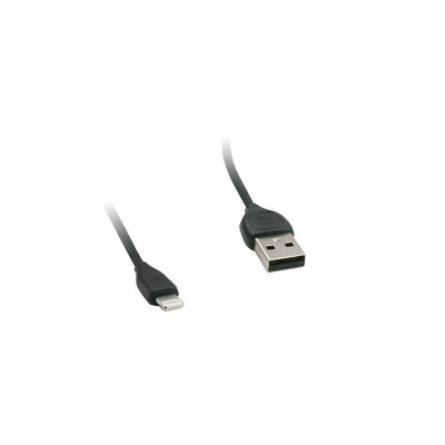 Cablu de incarcare USB Remax Lesu iPhone 5 iPhone 6 iPhone 7 Negru 1m foto